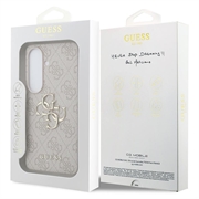 Custodia Ibrida Guess 4G Big Metal Logo per Samsung Galaxy S26 - Rosa