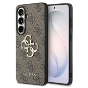 Custodia Ibrida Guess 4G Big Metal Logo per Samsung Galaxy S26+ - Marrone