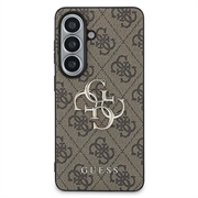 Custodia Ibrida Guess 4G Big Metal Logo per Samsung Galaxy S26+ - Marrone