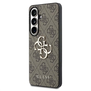 Custodia Ibrida Guess 4G Big Metal Logo per Samsung Galaxy S26+ - Marrone