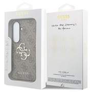 Custodia Ibrida Guess 4G Big Metal Logo per Samsung Galaxy S26+ - Marrone