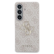 Custodia Ibrida Guess 4G Big Metal Logo per Samsung Galaxy S26+ - Rosa