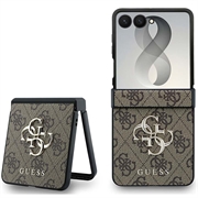 Custodia Ibrida Guess 4G Big Metal Logo per Samsung Galaxy Z Flip8 - Marrone