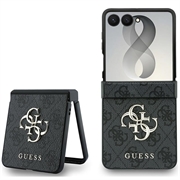 Custodia Ibrida Guess 4G Big Metal Logo per Samsung Galaxy Z Flip8 - Grigia