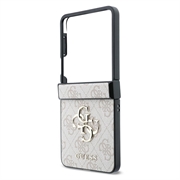Custodia Ibrida Guess 4G Big Metal Logo per Samsung Galaxy Z Flip8 - Rosa