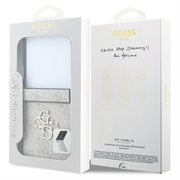 Custodia Ibrida Guess 4G Big Metal Logo per Samsung Galaxy Z Flip8 - Rosa