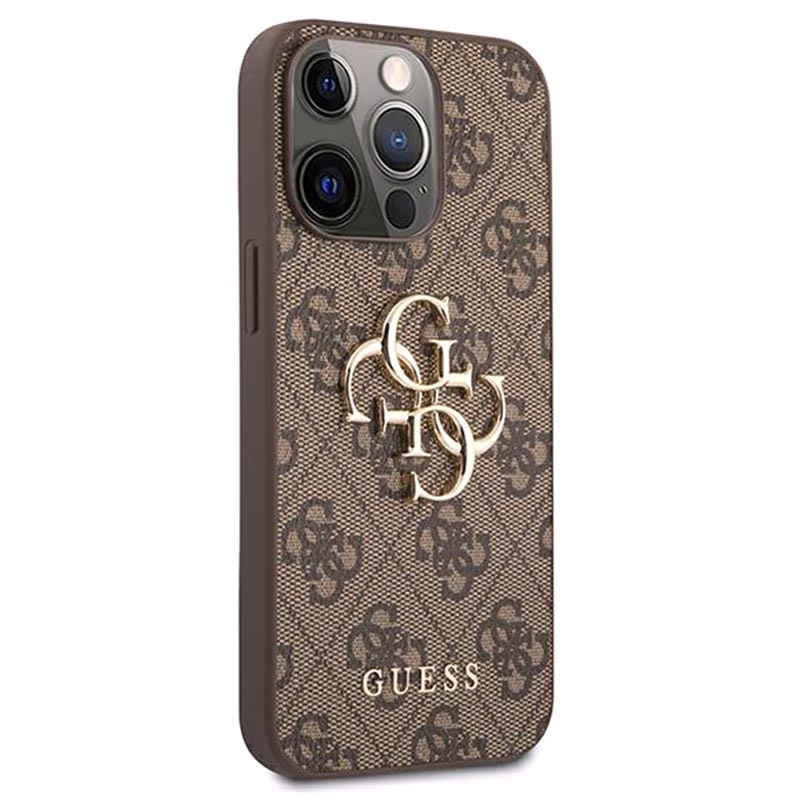 Guess GUHCP13XHFLSN Custodia Rigida Per IPhone 13 Pro Max - Verde Con Design Floreale E Cinturino Da Polso