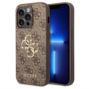 Custodia Ibrida Guess 4G Big Metal Logo per iPhone 15 Pro