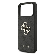 Custodia Ibrida Guess 4G Big Metal Logo per iPhone 18 Pro