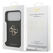 Custodia Ibrida Guess 4G Big Metal Logo per iPhone 18 Pro