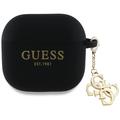Custodia in silicone AirPods 4 Guess 4G Charm - Nera