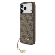 Custodia ibrida iPhone 17 Pro Max Guess 4G Charm - Compatibile con MagSafe - Marrone