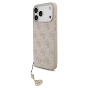 Custodia ibrida iPhone 17 Pro Max Guess 4G Charm - Compatibile con MagSafe - Rosa