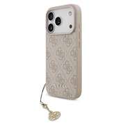 Custodia ibrida iPhone 17 Pro Guess 4G Charm - Compatibile con MagSafe - Rosa