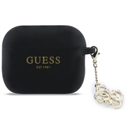 Custodia in silicone AirPods Pro 3 Guess 4G Charm - Nera