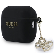Custodia in silicone AirPods Pro 3 Guess 4G Charm - Nera