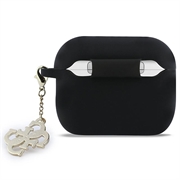 Custodia in silicone AirPods Pro 3 Guess 4G Charm - Nera