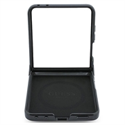 Custodia ad anello colorata per Samsung Galaxy Z Flip8 Guess 4G - Compatibile con MagSafe - Marrone