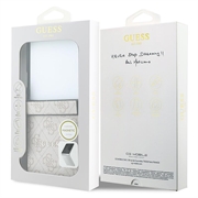 Custodia ad anello colorata Guess 4G per Samsung Galaxy Z Flip8 - Compatibile con MagSafe - Rosa