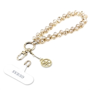 Cinturino da polso universale Guess 4G Crystals Charm - Oro