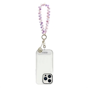 Cinturino da polso universale Guess 4G Crystals Charm - Rosa