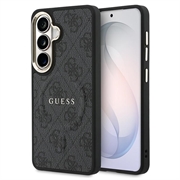 Custodia Guess 4G Gold Frame per Samsung Galaxy S26 - Compatibile con MagSafe - Nera