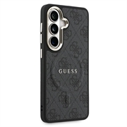 Custodia Guess 4G Gold Frame per Samsung Galaxy S26 - Compatibile con MagSafe - Nera