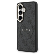 Custodia Guess 4G Gold Frame per Samsung Galaxy S26 - Compatibile con MagSafe - Nera