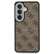 Custodia Guess 4G Gold Frame per Samsung Galaxy S26 - Compatibile con MagSafe - Marrone
