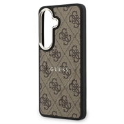 Custodia Guess 4G Gold Frame per Samsung Galaxy S26 - Compatibile con MagSafe - Marrone