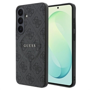 Custodia Guess 4G Gold Frame per Samsung Galaxy S26 FE - Compatibile con MagSafe - Nera