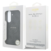 Custodia Guess 4G Gold Frame per Samsung Galaxy S26 FE - Compatibile con MagSafe - Nera