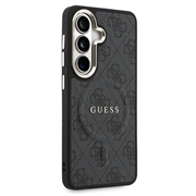Custodia Guess 4G Gold Frame per Samsung Galaxy S26+ - Compatibile con MagSafe - Nera