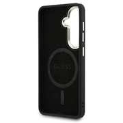 Custodia Guess 4G Gold Frame per Samsung Galaxy S26+ - Compatibile con MagSafe - Nera