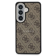 Custodia Guess 4G Gold Frame per Samsung Galaxy S26+ - Compatibile con MagSafe - Marrone