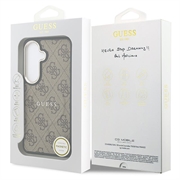 Custodia Guess 4G Gold Frame per Samsung Galaxy S26+ - Compatibile con MagSafe - Marrone