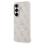 Custodia Guess 4G Gold Frame per Samsung Galaxy S26+ - Compatibile con MagSafe - Rosa