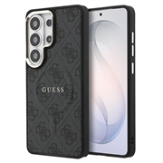 Custodia Guess 4G Gold Frame per Samsung Galaxy S26 Ultra - Compatibile con MagSafe - Nera