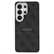 Custodia Guess 4G Gold Frame per Samsung Galaxy S26 Ultra - Compatibile con MagSafe - Nera