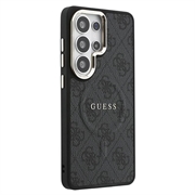 Custodia Guess 4G Gold Frame per Samsung Galaxy S26 Ultra - Compatibile con MagSafe - Nera