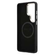 Custodia Guess 4G Gold Frame per Samsung Galaxy S26 Ultra - Compatibile con MagSafe - Nera