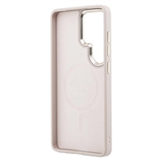 Custodia Guess 4G Gold Frame per Samsung Galaxy S26 Ultra - Compatibile con MagSafe - Rosa