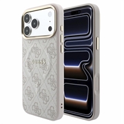 Custodia Guess 4G Gold Frame per iPhone 18 Pro Max - Compatibile con MagSafe - Rosa