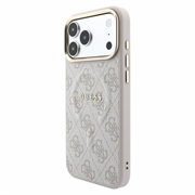 Custodia Guess 4G Gold Frame per iPhone 18 Pro Max - Compatibile con MagSafe - Rosa