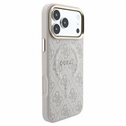 Custodia Guess 4G Gold Frame per iPhone 18 Pro Max - Compatibile con MagSafe - Rosa