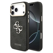 Custodia per iPhone 18 Pro Max Guess 4G Metal Logo Gold Frame