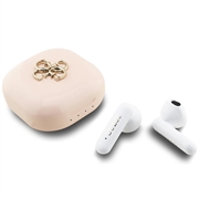 Auricolari senza fili Guess 4G Metal Logo - Rosa