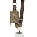 Cinghia universale per telefono Guess 4G Metal Logo e custodia per accessori - Marrone
