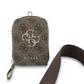 Cinghia universale per telefono Guess 4G Metal Logo e custodia per accessori - Marrone