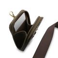 Cinghia universale per telefono Guess 4G Metal Logo e custodia per accessori - Marrone